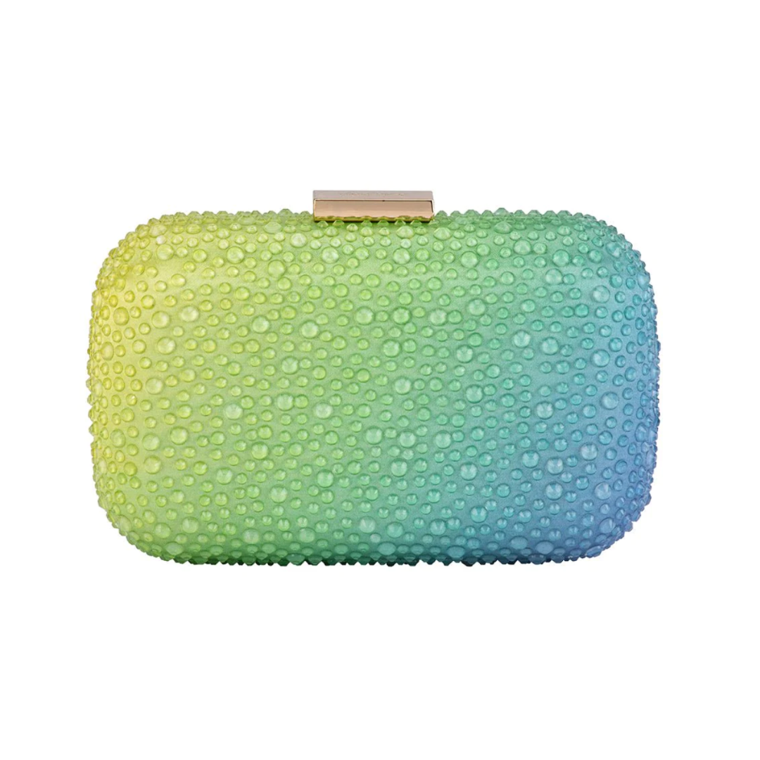 Aurora Hotfix Ombre Clutch - Marine