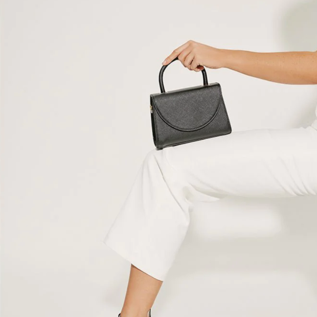 Sasha Top Handle Bag - Black