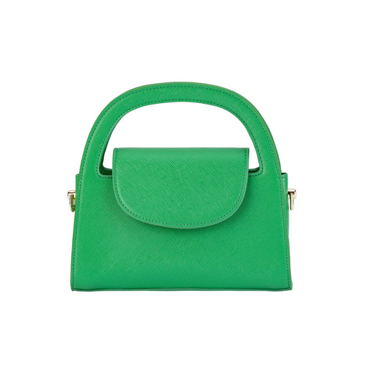 Ivy Curved Handle Bag -Green