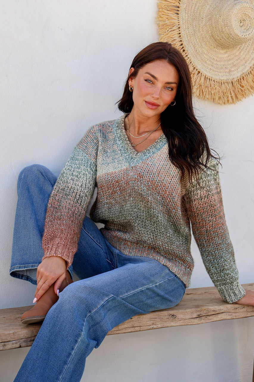 Ombre knit