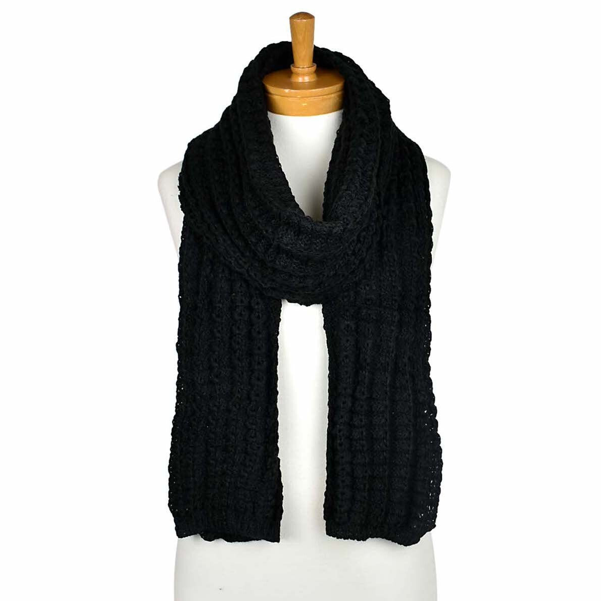 Waffle Knit Scarf