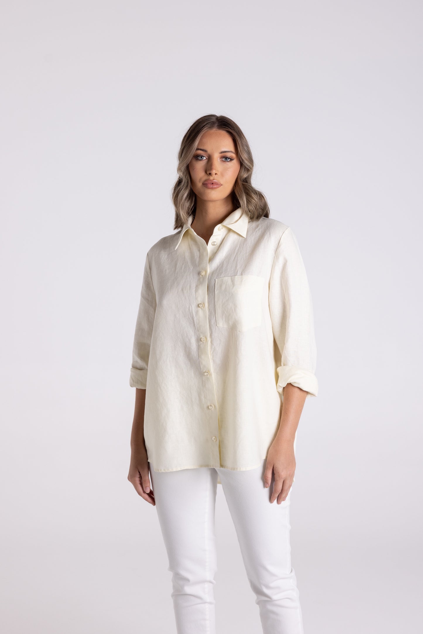 Classic Linen Shirt - Butter