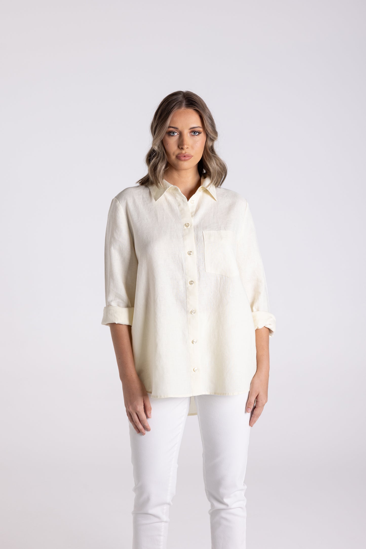 Classic Linen Shirt - Butter