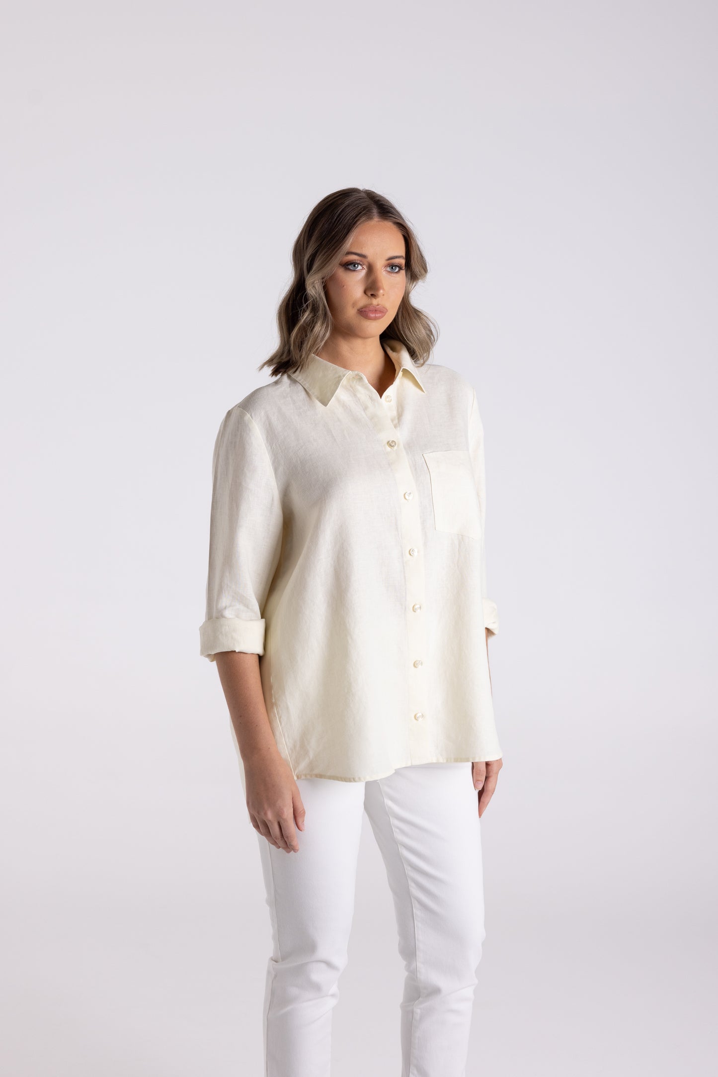 Classic Linen Shirt - Butter