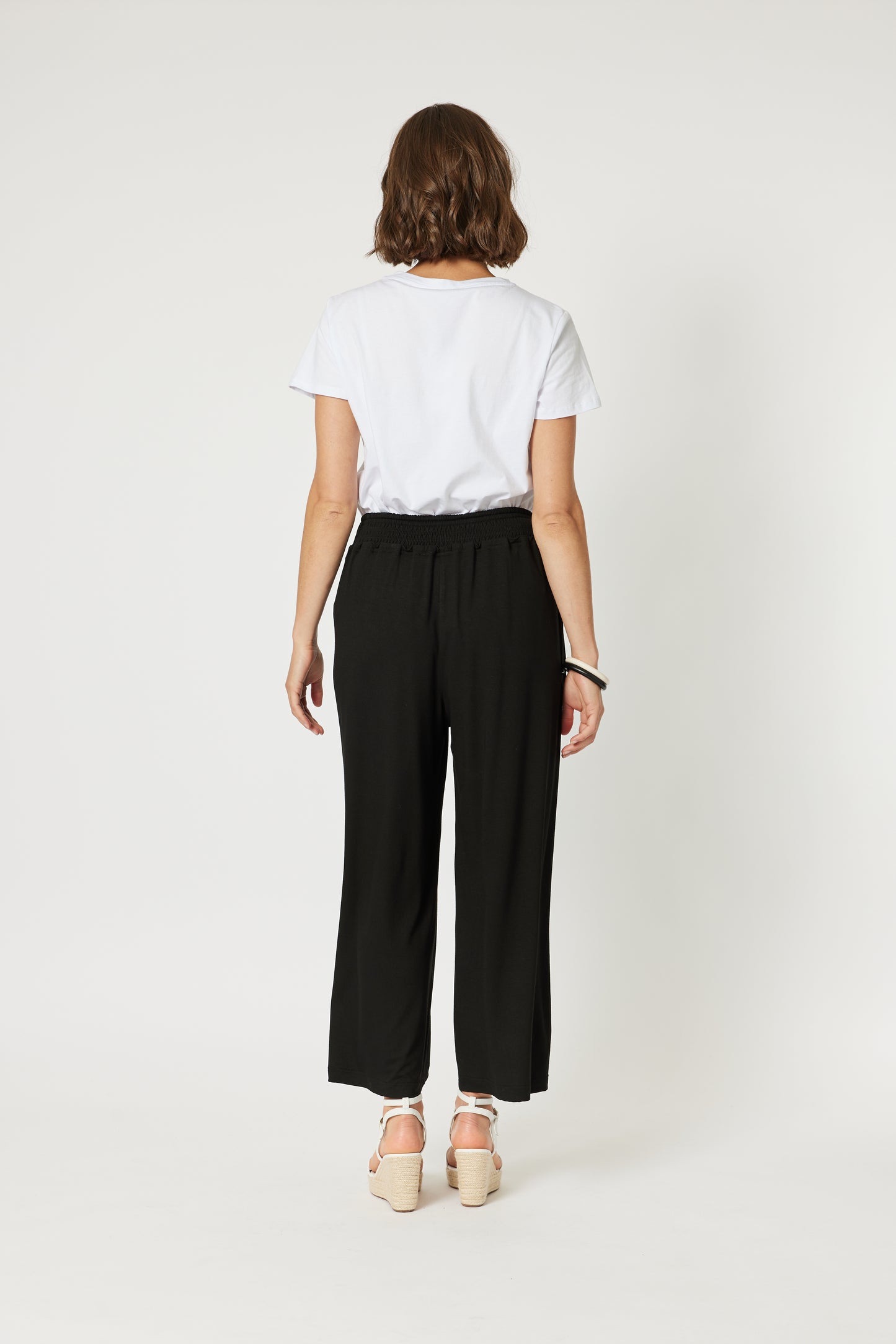 Wide Leg Jersey Pant