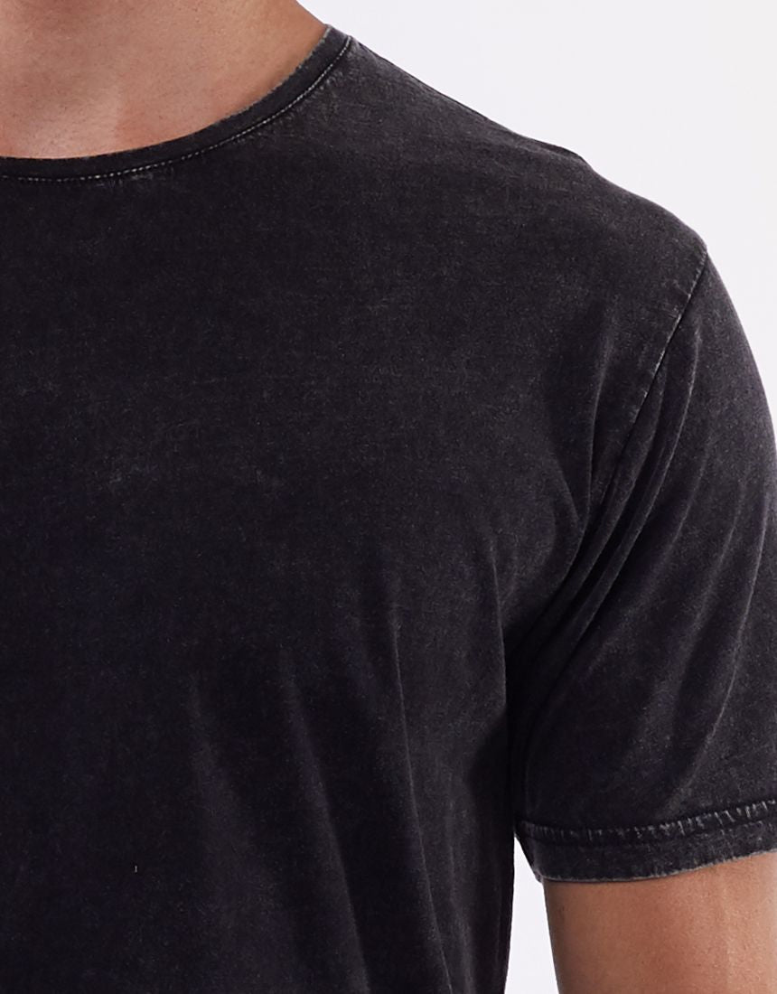 Acid Tail Tee - Washed Black