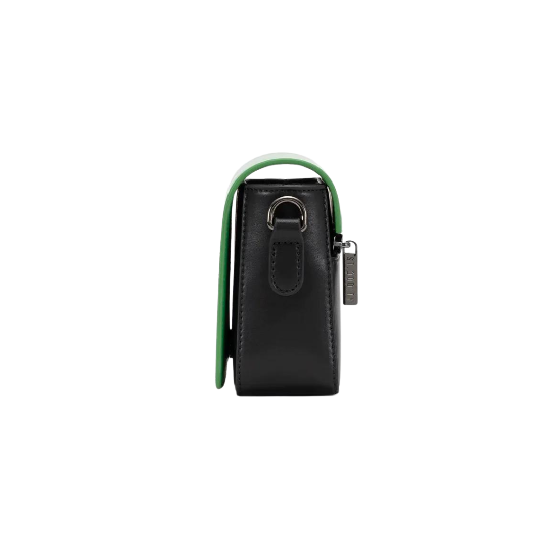 Crossbody Bag with Street Strap - Green/Black