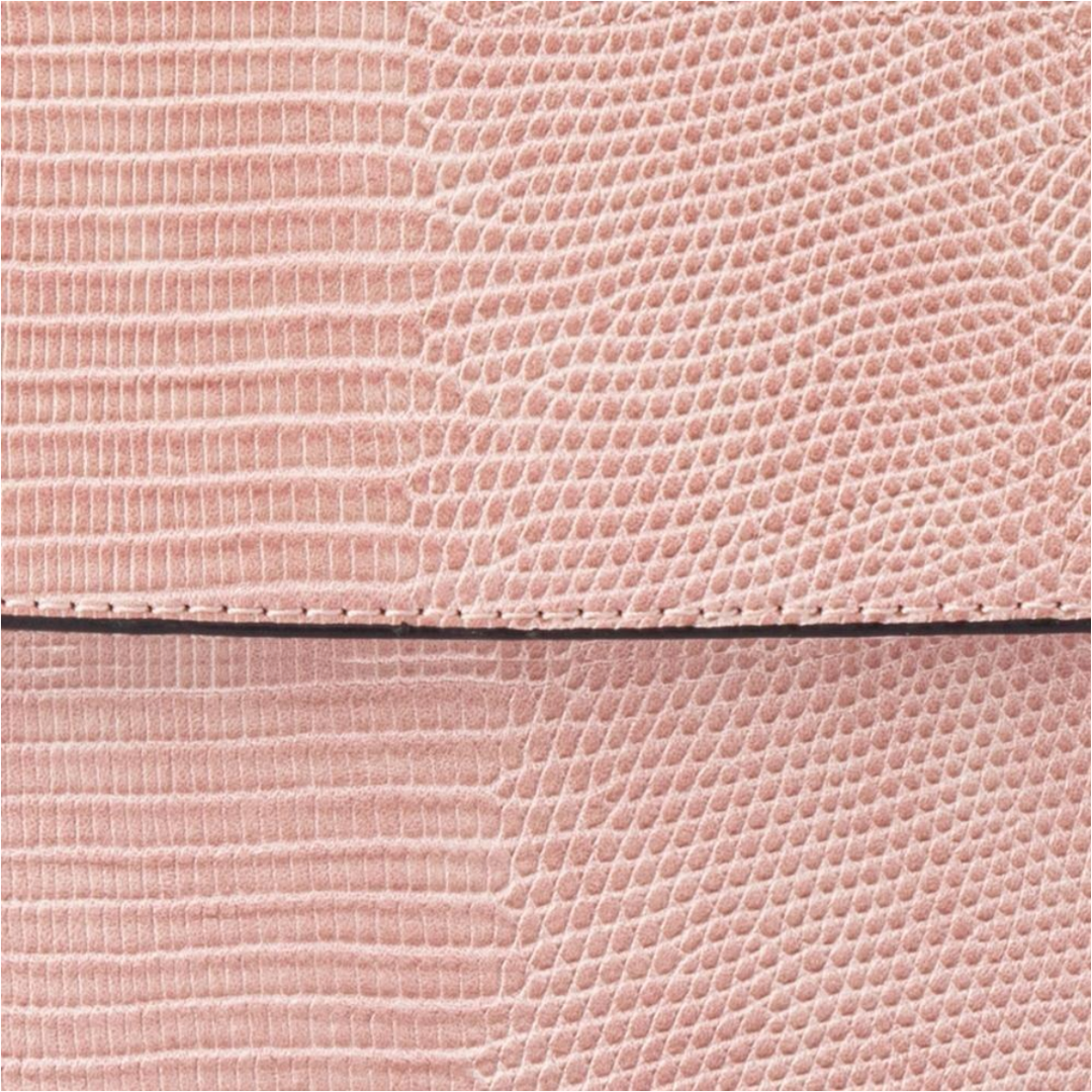 Caylee Wood Bead Handle Bag - Pink