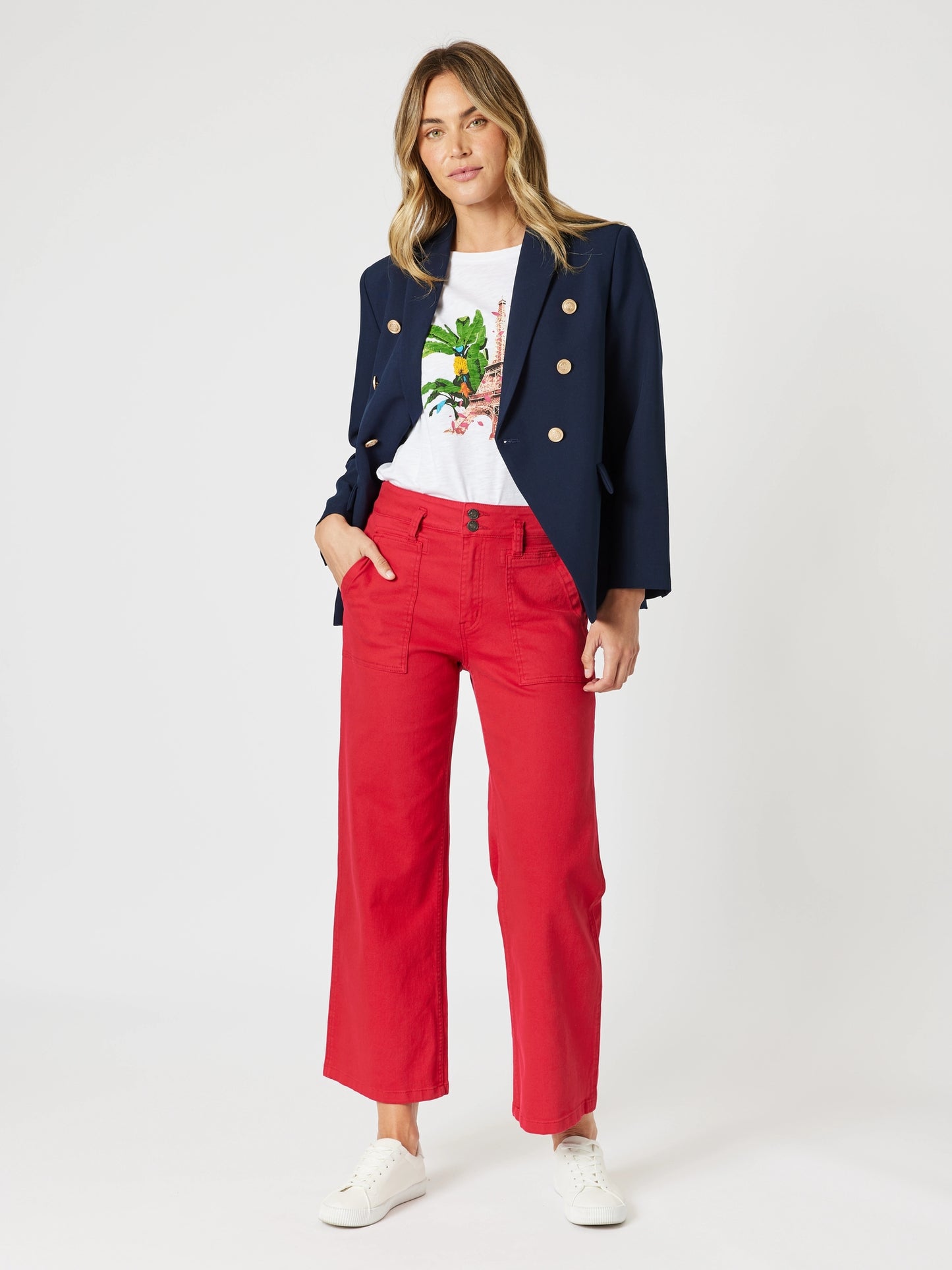 Hudson Jean - Red