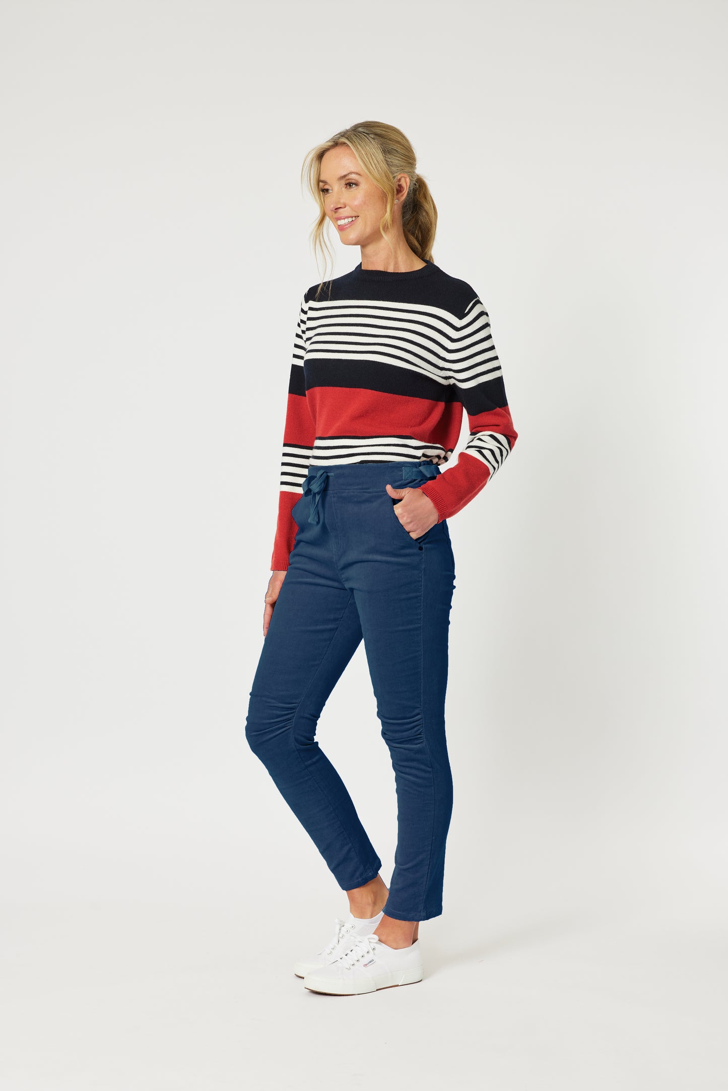 Colorado Cord Jogger - Navy