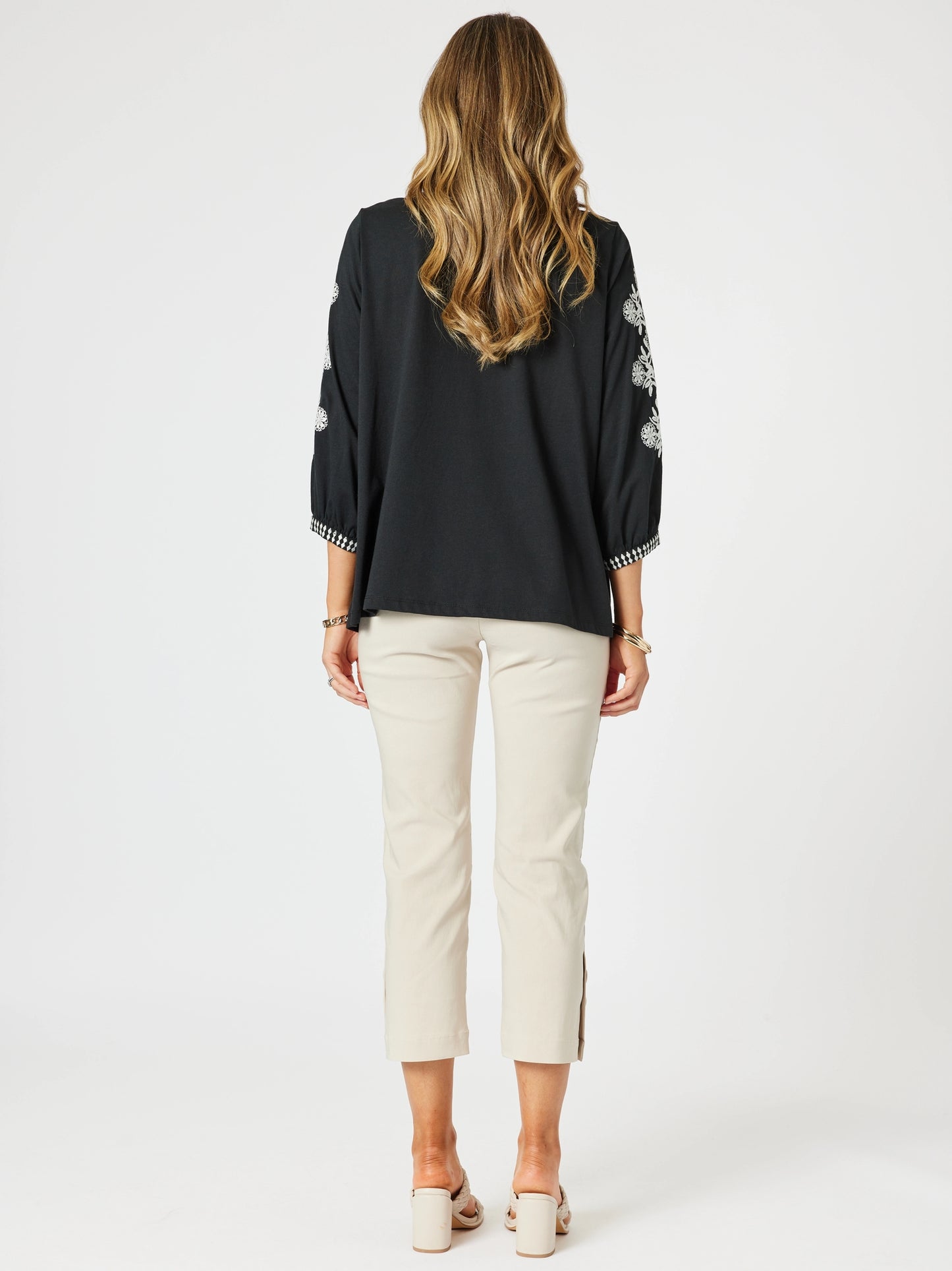 Jackie Embroidered Tee