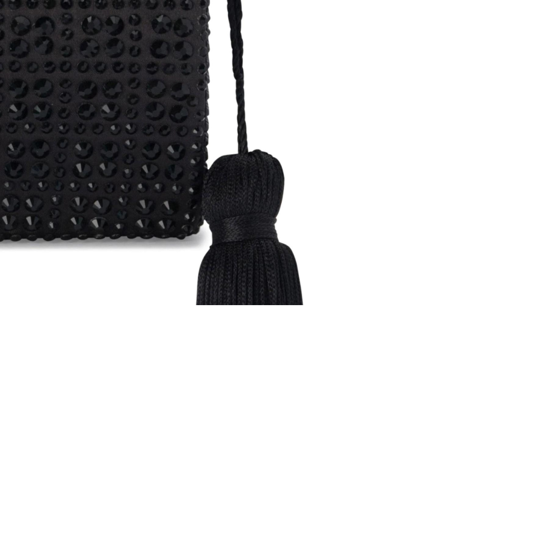 AKOS Crystal Tassel- Black
