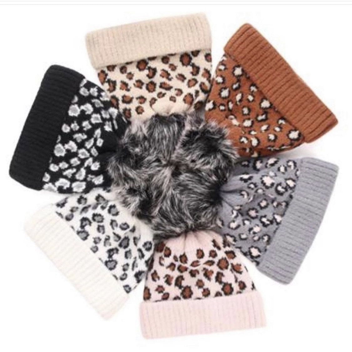 Animal Pom Pom Beanie