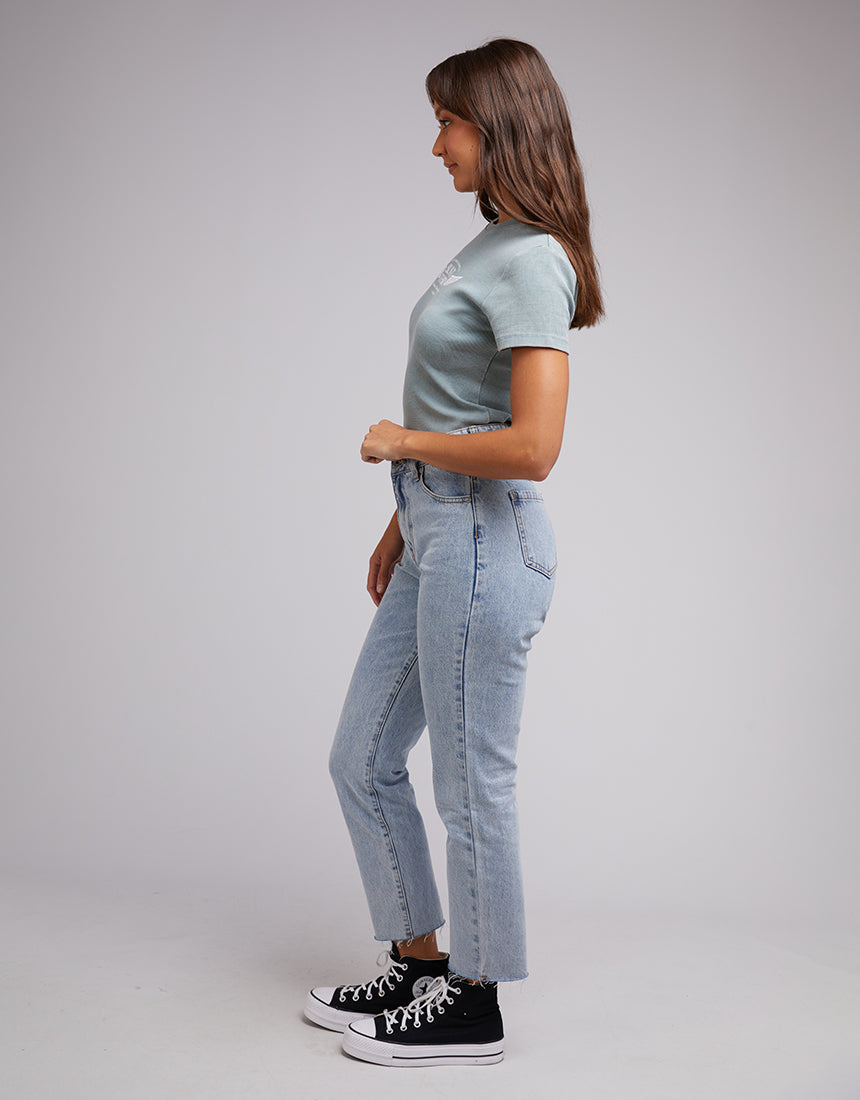 Vintage Baby Tee - Blue