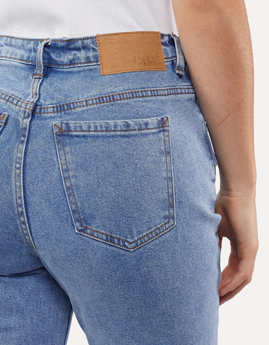 Monica Mom Jean - Heritage Blue