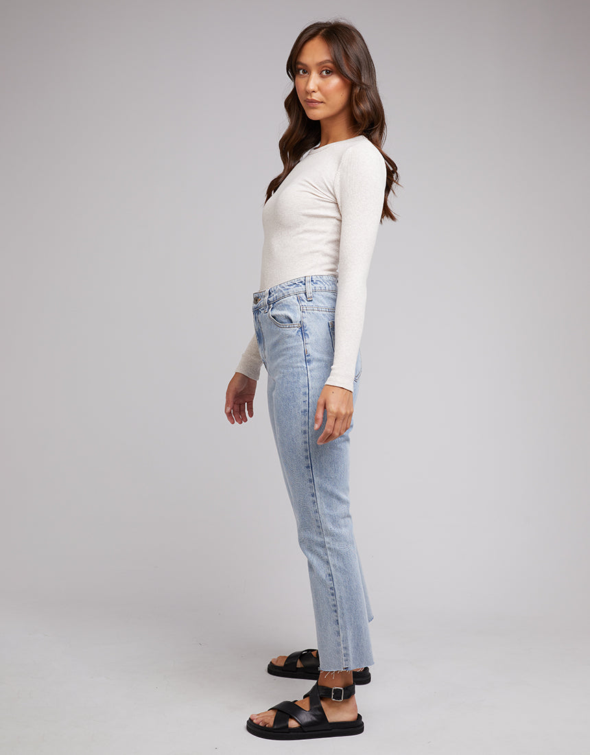 Rib Long Sleeve - Oat