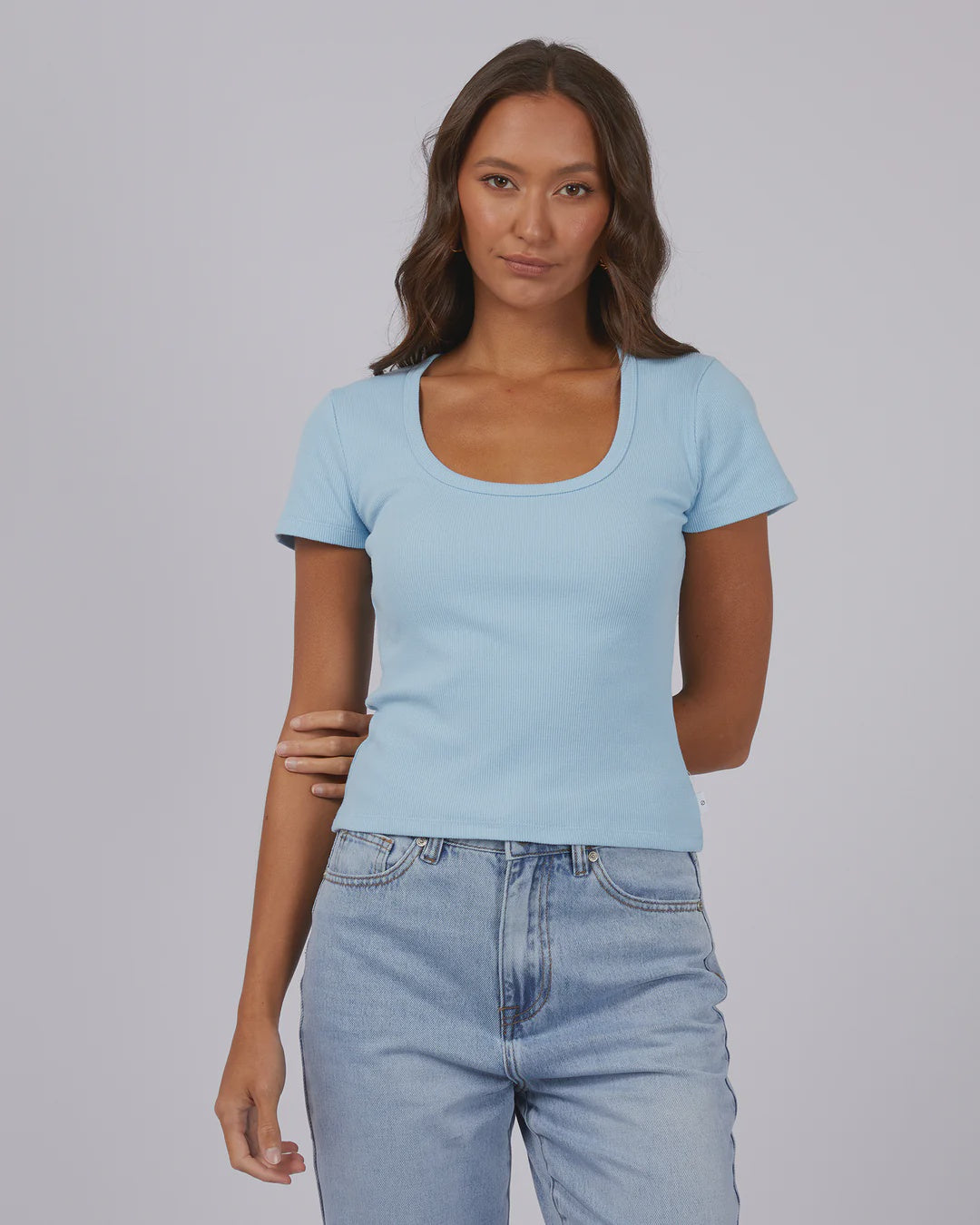 Hazel Tee - Sky