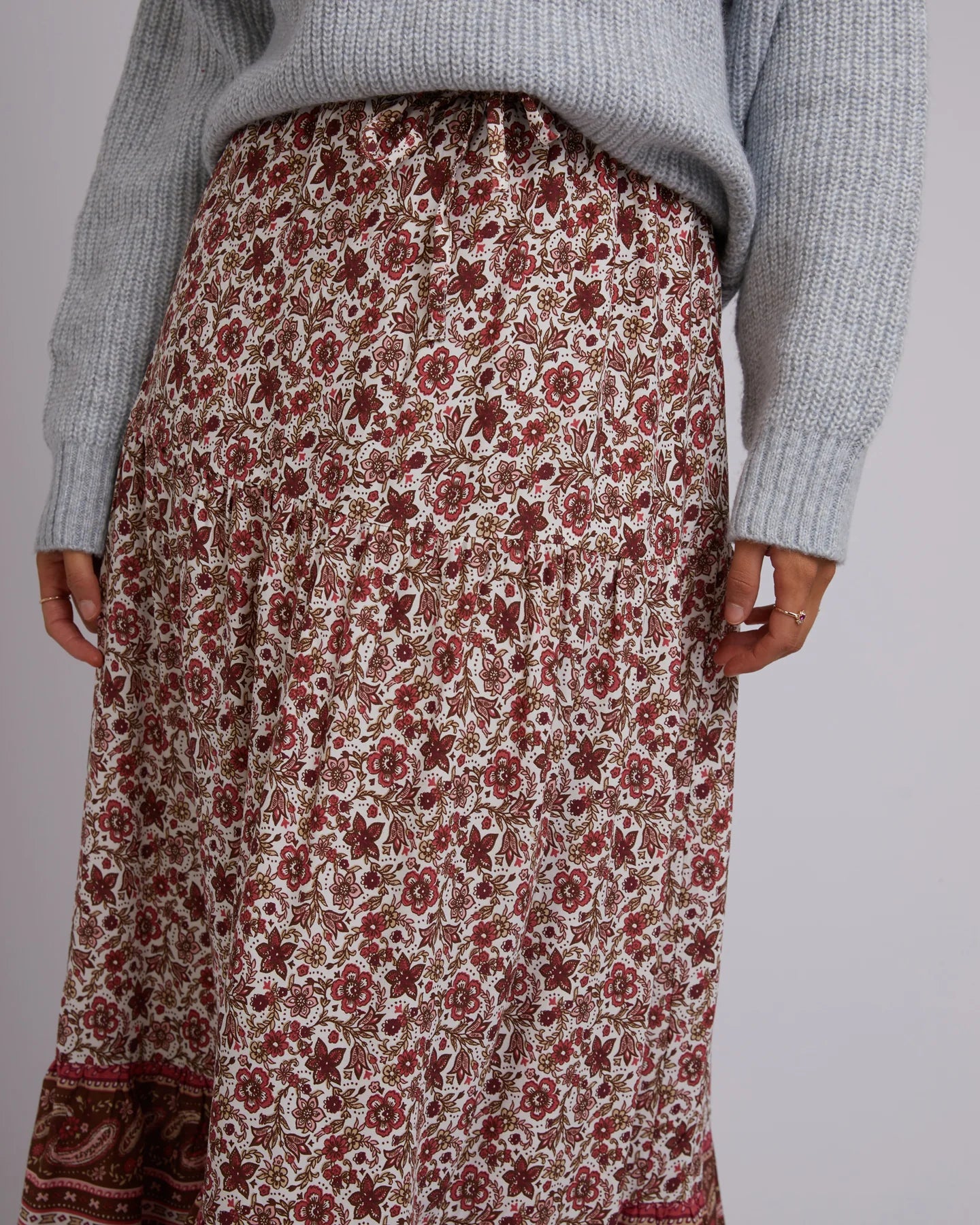 Elle Floral Maxi Skirt