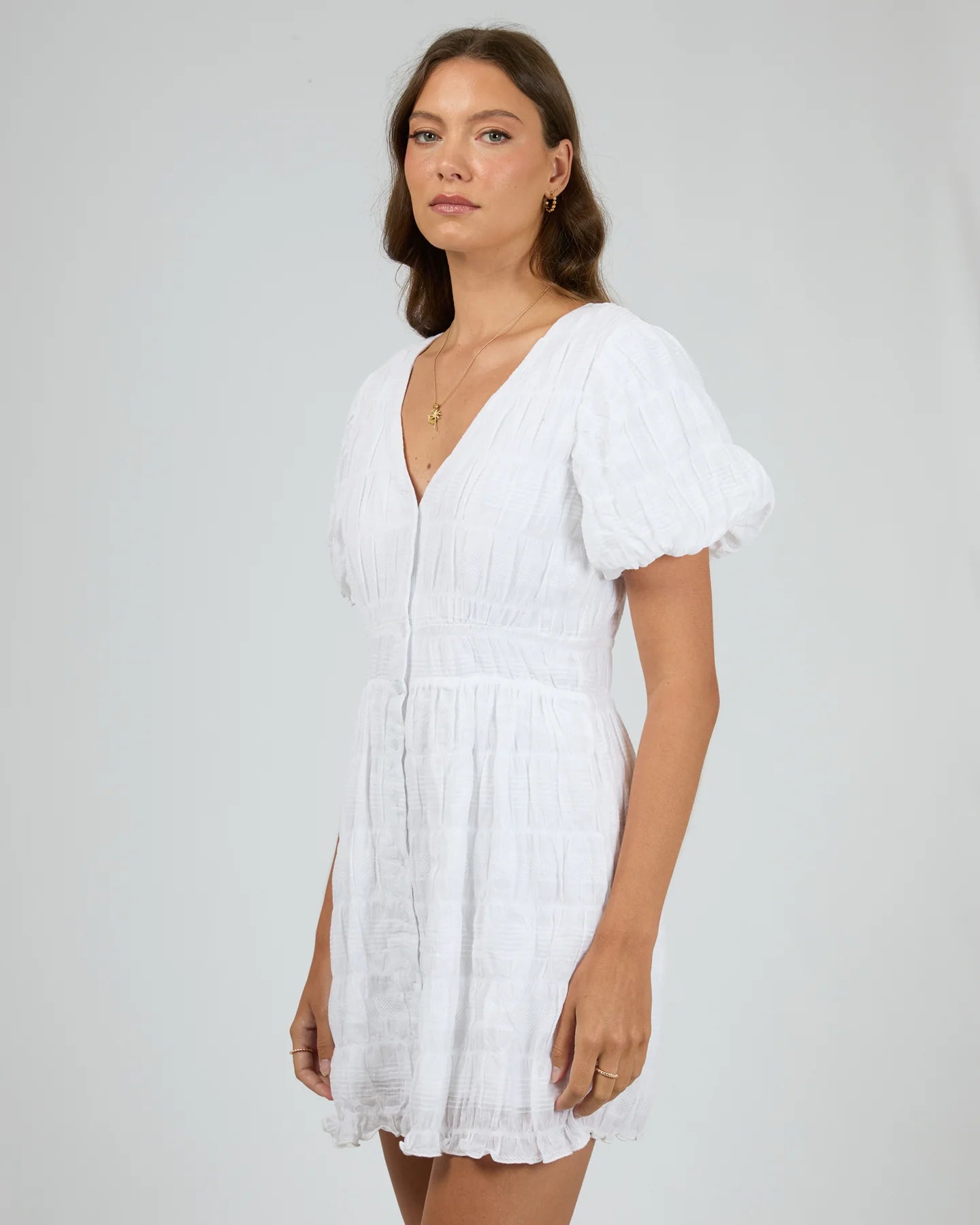 Maude Mini Dress - White