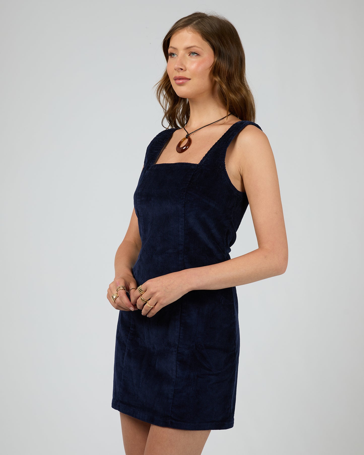Gaia Cord Mini Dress