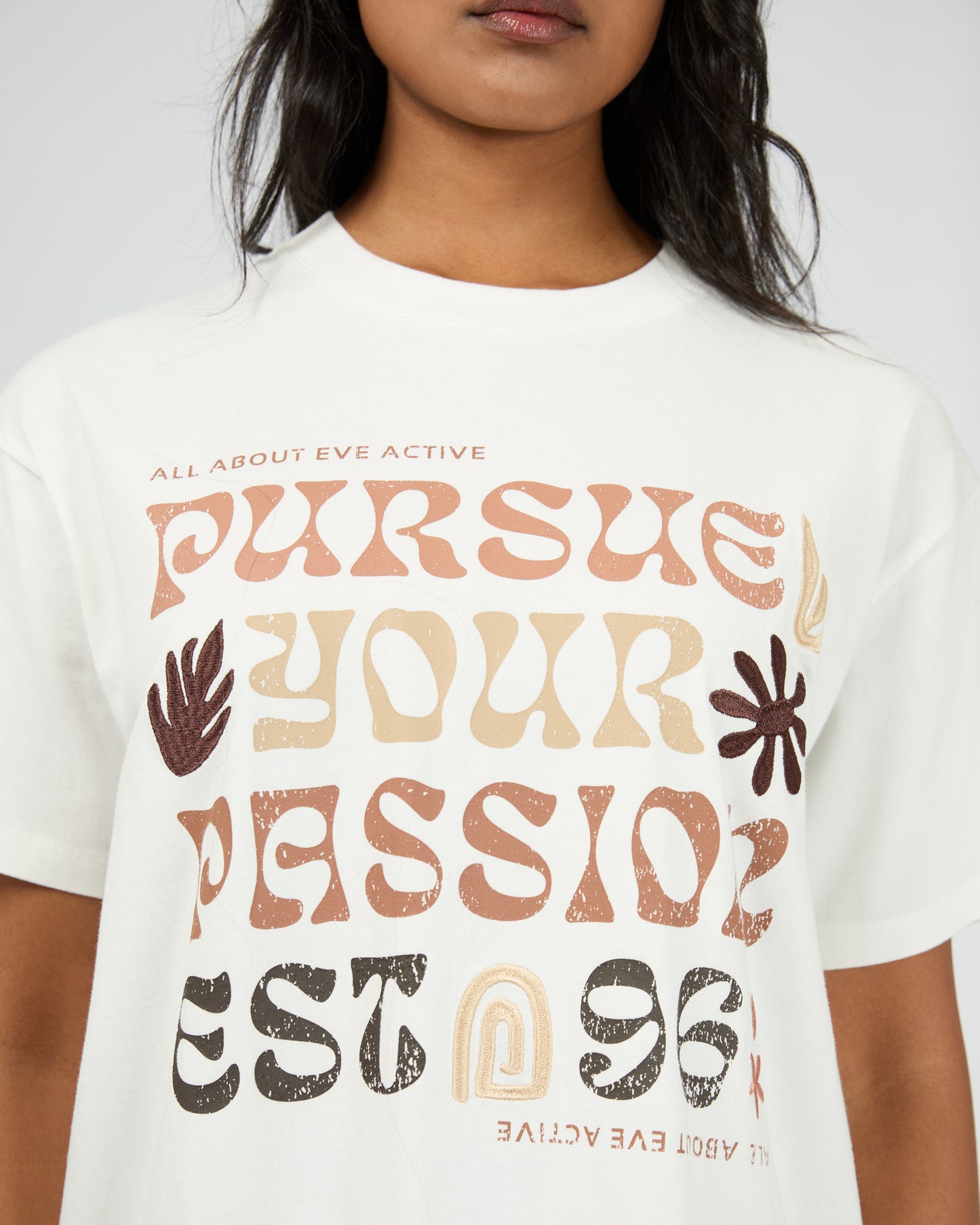 Passion Oversized Tee - Vintage White