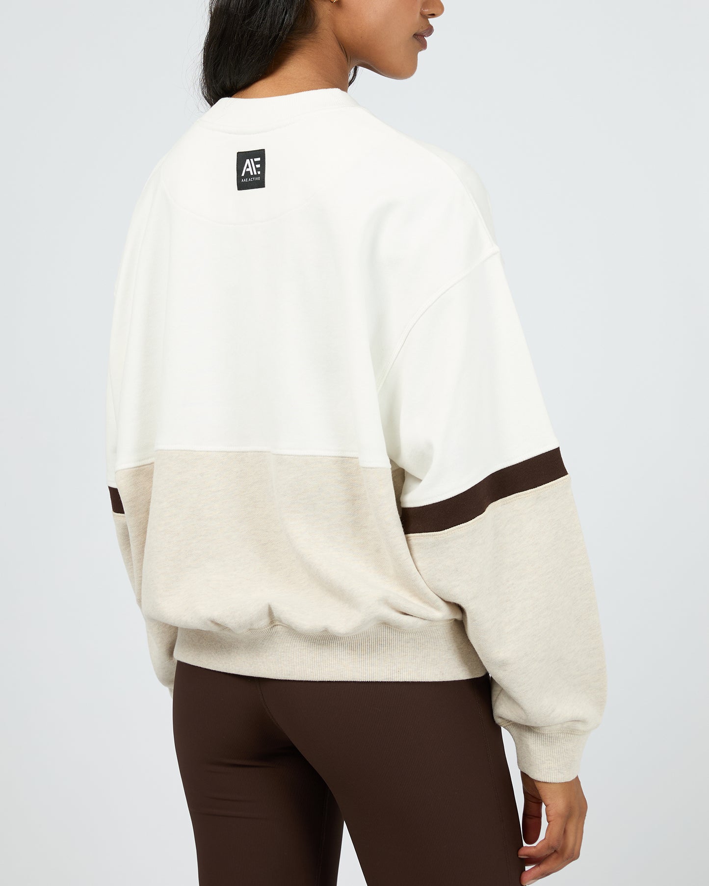 Savannah Slouch Crew - Vintage White