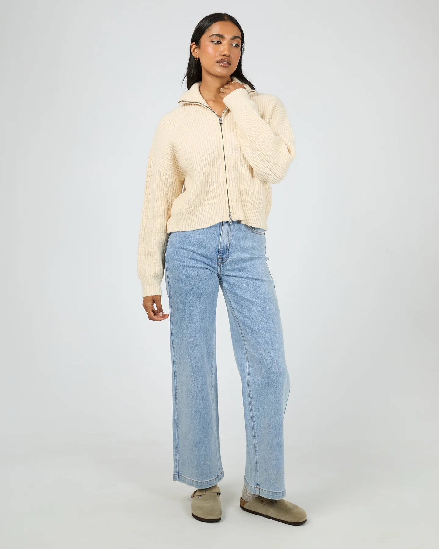 Bridie Knit Zip through