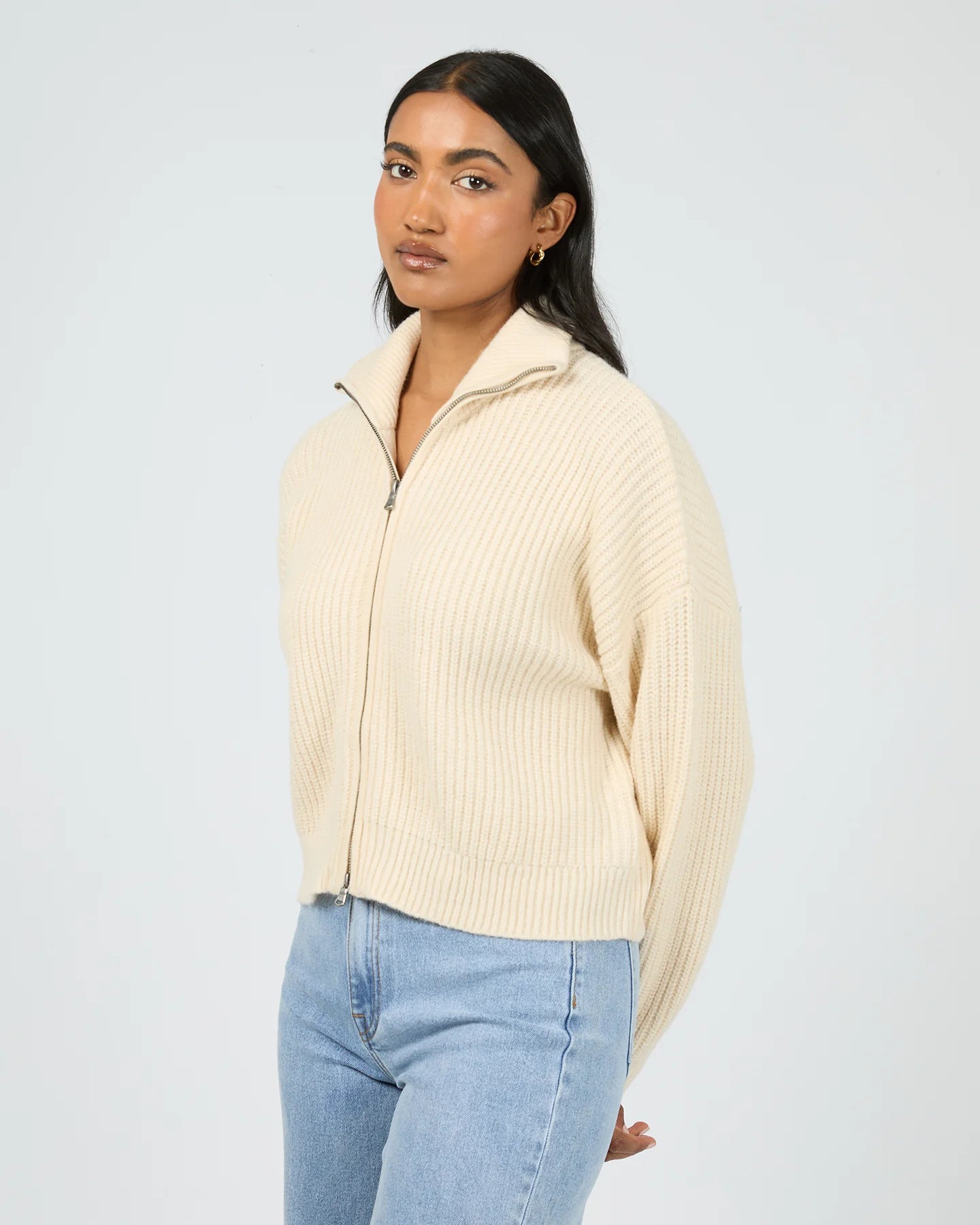 Bridie Knit Zip through
