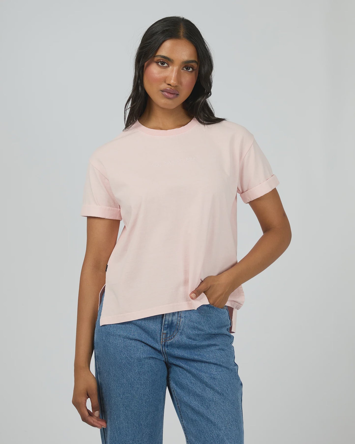AAE Washed Tee - Light Pink