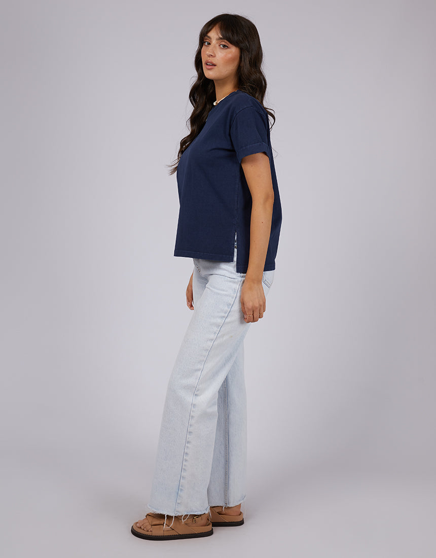 AAE Washed Tee - Navy