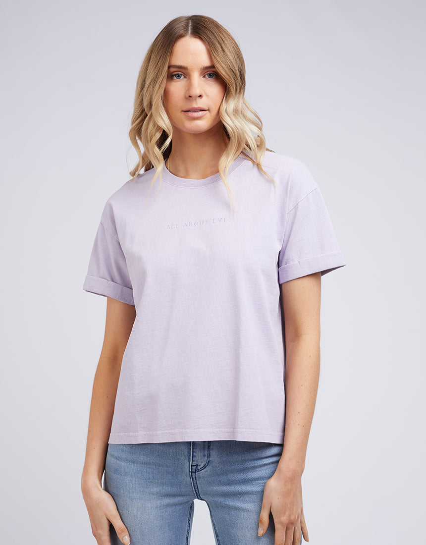 AAE Washed Tee - Lilac