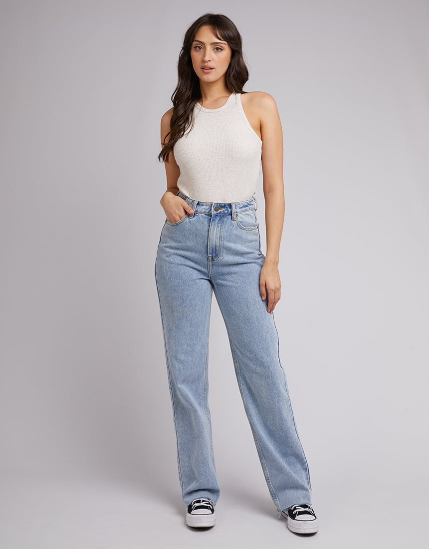 Eve Rib Baby Tank - Oat