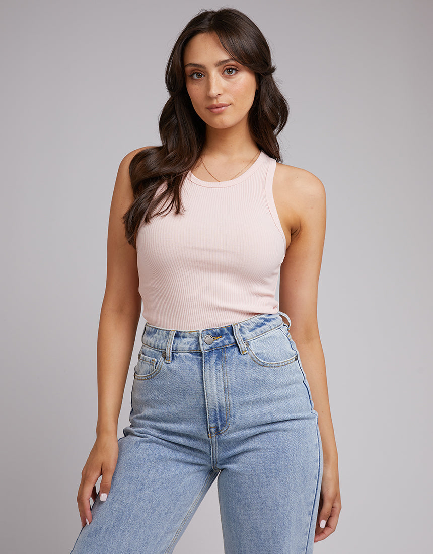 Eve Rib Baby Tank - Pale Pink