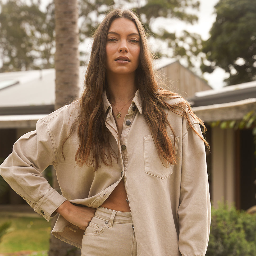 Maci Shirt - Beige