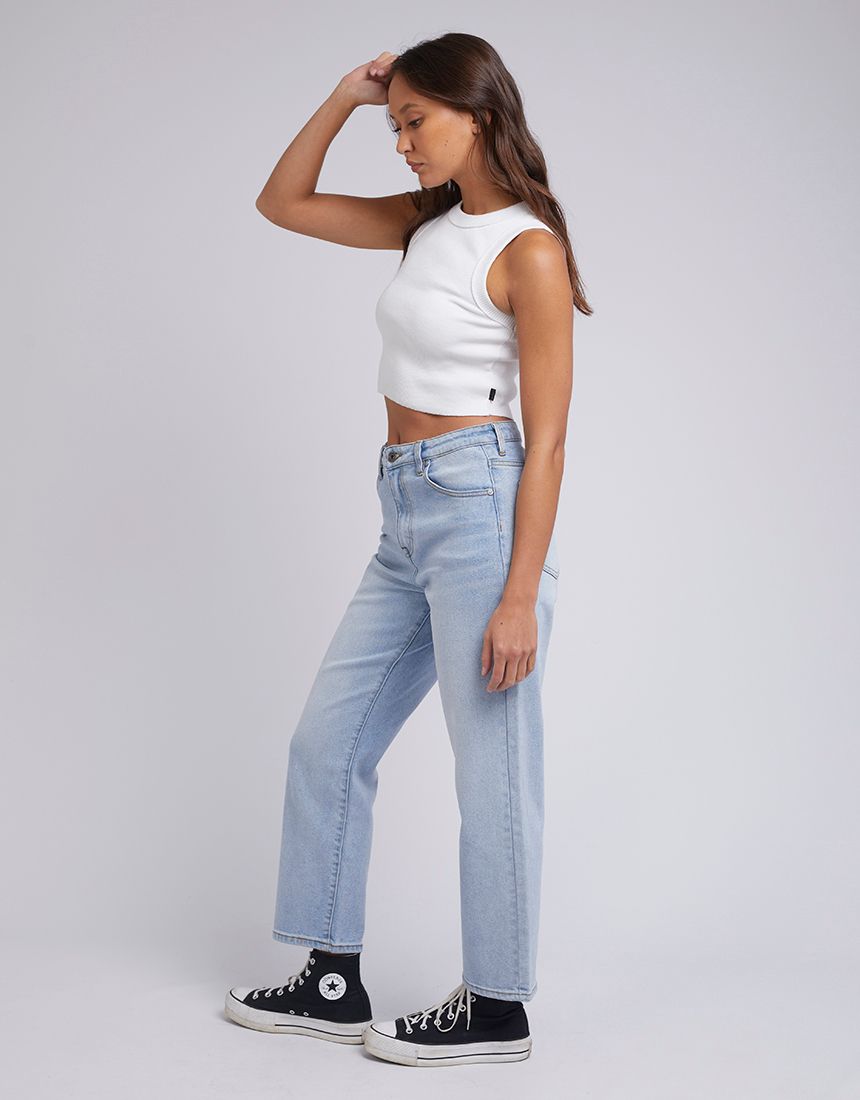 Cali Straight Jean - Light Blue
