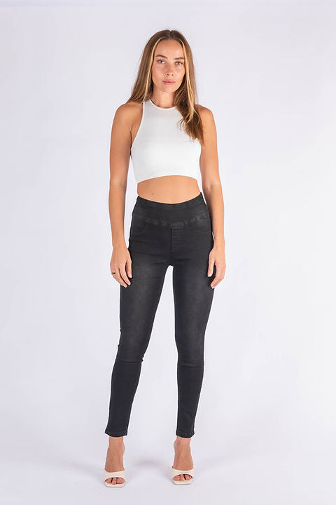 High Rise, Skinny - Black