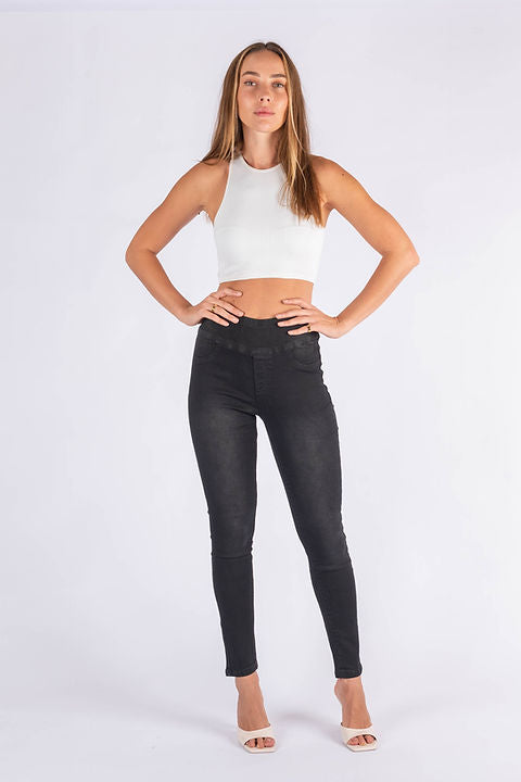 High Rise, Skinny - Black