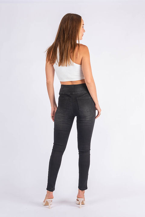 High Rise, Skinny - Black