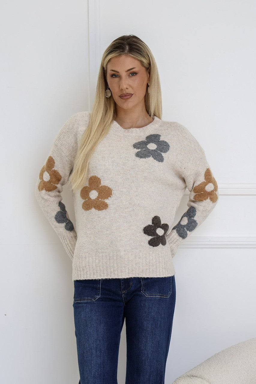 Daisy Knit - Latte