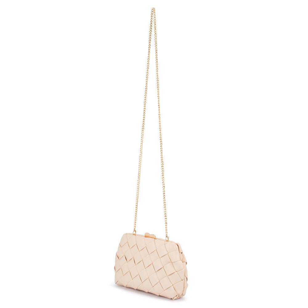 Quinn Woven Clutch - Natural