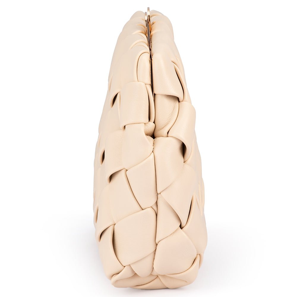 Quinn Woven Clutch - Natural