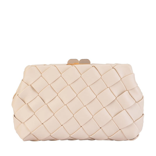 Quinn Woven Clutch - Natural