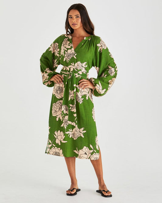 Antonie Obi Belt Dress