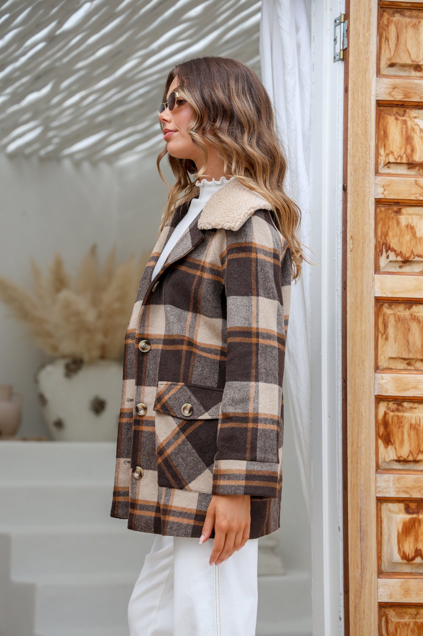 Audrey Plaid Jacket