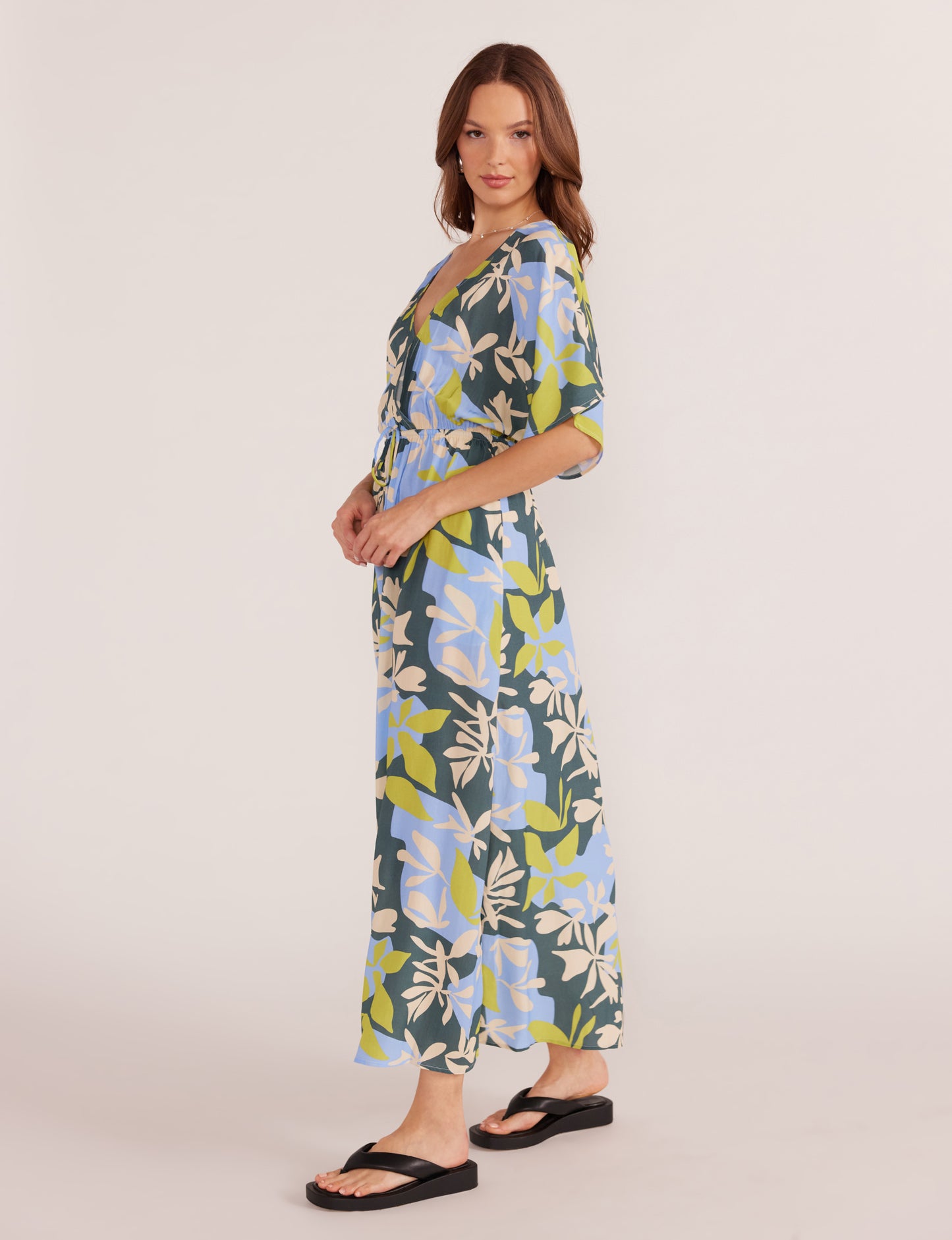 Artistic Garden Midi Dress