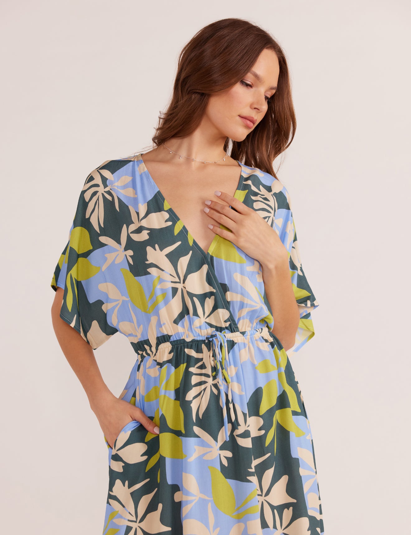 Artistic Garden Midi Dress