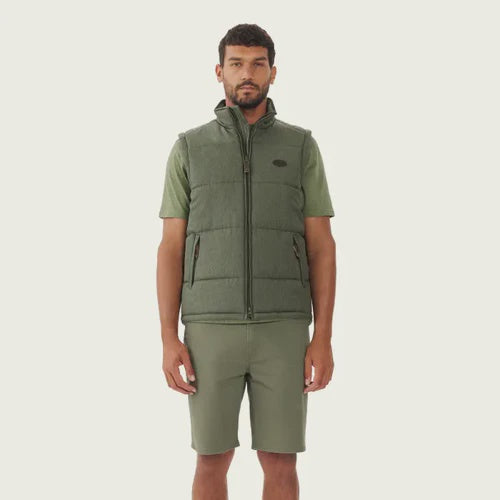 Patterson Creek Vest - Green Marle