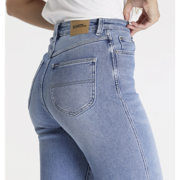 Hi Straight Jean - Union Blue