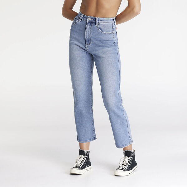 Hi Straight Jean - Union Blue