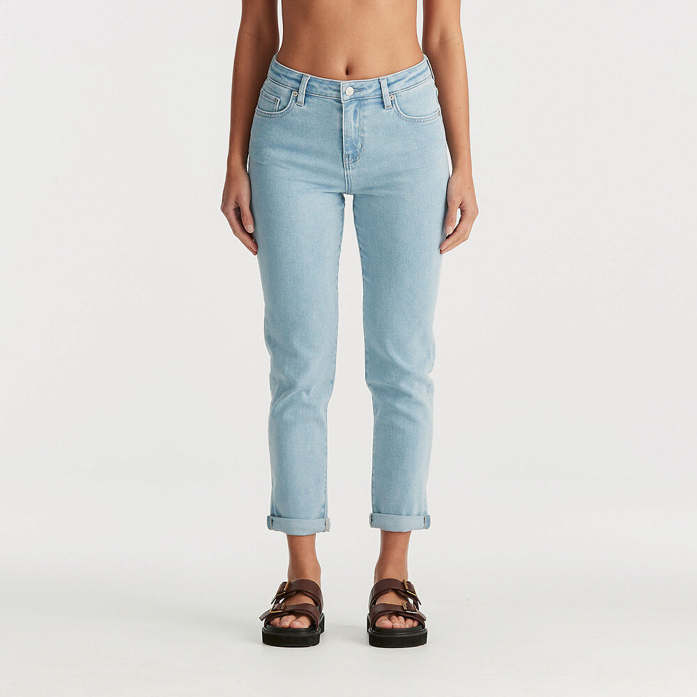 Mid Boyfriend Jean - Baby Blues